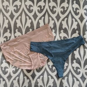 NWOT Undie Bundle: Honeydew Thong & DKNY Undie